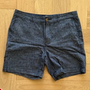Old Navy Blue Flat Front Shorts
